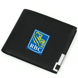 RBC wallet Royal Bank of Canada Badge purse Company Logo Photo money bag Casual leather billfold Print notecase
