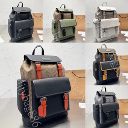 Neuer, hochwertiger Designer-Rucksack für Herren und Damen, modischer Rucksack, Büchertasche, klassische alte Blumen, Kordelzug-Clip zum Öffnen und Schließen, Schulranzen-Rucksack aus Jacquard-Leder