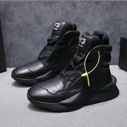 Botas de tornozelo masculinas marca y3 sapatos masculinos botas respiráveis tendência da moda esportes lazer plataforma sapatos de alta qualidade y-3