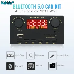 Players DC823V Handfree Call Recording Module Bluetooth Decoder Board MP3 Player FM Radio 2x40W Amplifier Support Alarm Clock Function