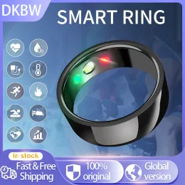 Ringar smarta ringar intelligent sömnövervakning vattentät multifunktionell hälsovård sport ring fitness tracker för män och kvinnor