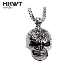 Mnwt The EuropeUnited Punk Style Skull Pendant Necklaces非メインストリームファッションマンネックレス