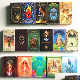 Kart oyunları tarot kartları Kehanet için Kişisel Kullanım Güverte fl İngilizce Sürüm Damla Teslimat Oyuncakları Hediyeler Bulmacalar Dhtof