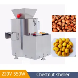 Processorer 150 kg/h liten kommersiell elektrisk automatisk kastanjeskallare Peeler Machine Chestnut Peeling Shelling Machine till salu