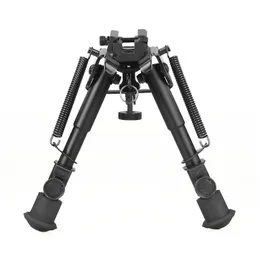 Scope Mounts & Accessories Tactical 6-9 Inch Butterfly Tripod Rotation Lock Metal Bipod With 21.2Mm Quick Detachable Mount Adapter For Dhcr9