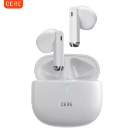 Fones de ouvido sem fio QERE E28 NOVO TWS Bluetooth 5.3 HD Microfone HIFI Fone de ouvido 13mm Driver de baixa latência para jogos à prova d'água