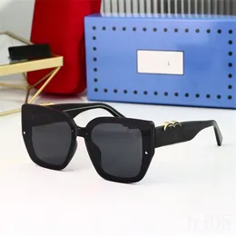 Retro Luksusowe okulary przeciwsłoneczne Designer Designer okulary G Big Rame Plastic