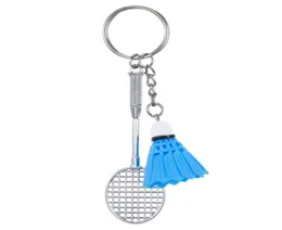 Mini Badminton Back Bagain Urcing Wisant Ball Ozdoby Kobiety Mężczyźni Klucz Key Ring Fan Sports Fan Pudawir Birthday Gift Whole3833976