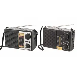Radio am FM SW Solar Charging Emergency Radio Batteridriven BluetoothCompatible 5.0 Emergency Torch Radio Portable Radio för Outdoo