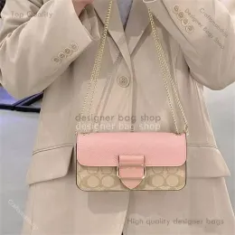 حقيبة مصممة حقيبة حقيبة Women's Loged Classic Logo Morgan Crossbody مربع صغير مع Litchi نمط الكرز زهر الوردي سلسلة 5548