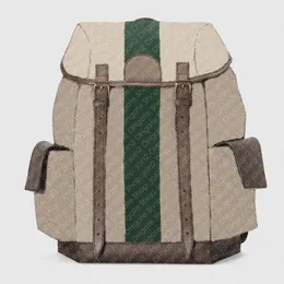 Top 598140 Ophidia Medium Backpack Designer Mens 여행 더플 캔버스 수하물 노트북 가방 케이스 커버 하이킹 팩 Rucksack Knapsack263Q