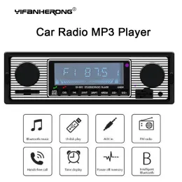 لاعبي Bluetoothcompatible Car Mp3 Player Auto Car Radio Wireless Multimedia Player Aux USB FM 12V Classic Stereo Audio Player