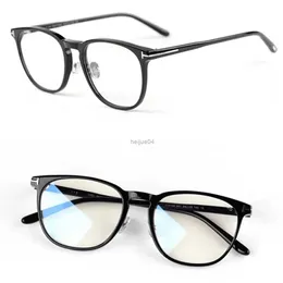 Brillengestell 2023 Neue Mode T0m Rahmen TF5700 Ultrahochwertige schwarze Rahmen verschreibungspflichtige Anti-Blaulicht-transparente Gläser Brillen für Männer