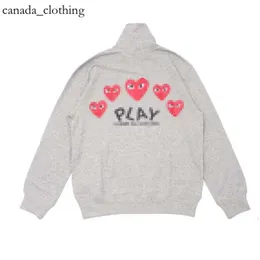 cdgs hoodie Designer Mens Hoodies Com Des Garcons Play Black Sweatshirt Red Heart Hoodie Size 424 Play hoodie