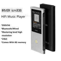 Jogador original iriver icm30b bluetooth lossless leitor de música dsd256 alta fidelidade febre mp3 walkman 24bit masterização nível alta resolução