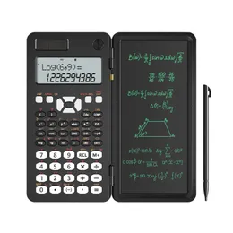 Tablet Çizim Tahtası Grafiti Sketchpad Yazan Bölçerler 6.5inch LCD El Yazısı Blackboard Sihirli Çizim Kurulu ve Bilimsel Hesap Makinesi