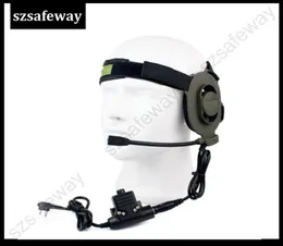 Z Tactical Bowman Elite II -headset med U94 PPT PRESSTOTALK TACTICAL EARPEL FÖR MOTOROLA Två stift EP450 GP300 GP68 GP88 CP88 C6585206