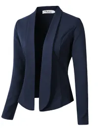 Blazers Zogaa 2021 New Suit Women's Fashion Long Sleeve Cardigan Jacket Solid Color Label Slim Women Top Cotton Stlazer SXXL