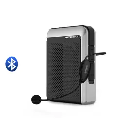 Altoparlanti Amplificatore vocale Bluetooth 5.0 da 30 W Cablato/Wireless 2.4G Portatile Insegnamento Scuola College Guida turistica Megafono Microfono Altoparlante