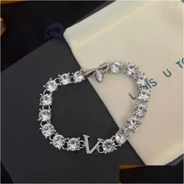 Perlenstrang Designer Kette Diamant Armband Einfacher Stil Perfektes Liebesgeschenk Weihnachten Boutique Schmuck Modeaccessoires Hochzeit Dh3Zk