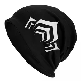 Berets Warframe Bonnet Chapéus Símbolo Branco Beanie Gráfico Chapéu Outono Rua Y2K Unisex Outdoor Sport Elastic Caps