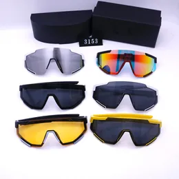 Óculos de sol de cor gradiente para mulheres e homens óculos de sol de designer de armação grande acessórios de ciclismo