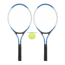 Tennis Rackets 1 Set Mini Alloy Tennis Racket Parent-Child Sports Game Toys Playing Game Plaything Sports Supplies for Children TeenagersL2402