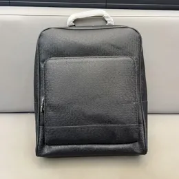 Adrian Sırt Çantası Tasarımcı Çanta Kadın Erkekler Deri Deksi Astar Gümüş Renk Donanım Çantası Çift Zip Kapatma Düz cep Crossbody Omuz Çantası