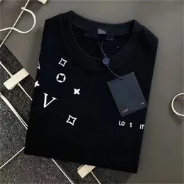 Nuova Louies Vuttion Shirt T-Shirt Luxury Maglietta Maglietta Black Red Lettere Red Shirts Short Short Short Fashion Brand Brand Designer Top Tees Times Asia Size S-XXXXL 59