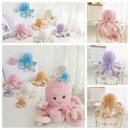 Soft Hy Girl Wy Plushies 80cm fyllda Plushie Stuff Animals Pillow Christmas Gift Octopus Plush Doll Toy For Kid IE
