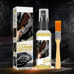 Car Wash Solutions 30ml Powerful Rust Remover Spray With Brush For Metal Components Automotive Wheel Rim Cleaning Parts Maintenance