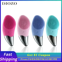Massager Electric Silicone Facial Cleansing Brush 3 in 1 Usb Deep Pore Cleaning Skin Massager Device