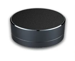 Mini alto-falantes portáteis A10 Bluetooth Speaker mãos sem fio com slot FM LED Audio Player para MP3 Tablet PC em Box9649640