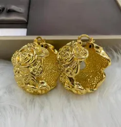 Hoop Huggie Earrings Women Fashion Jewelry Dubai Gold Color Ethiopian African for Brazilian Weddings Plated Set 2210086458160