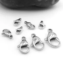 Hochwertiger Karabinerverschluss aus 316L S-Stahl für Halsketten, Schmuck, DIY-Zubehör, 9–19 mm, 292 W