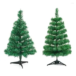 Christmas Decorations 45/60cm Artificial Tree Desktop Decoration For Home Garden Ornaments 2024 Year Kids Gifts Party Supplies