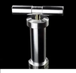 Silver Aluminum Metal Pollen Press Presser Compressor Herb Chicha Hookah Grinder Tobacco Spice Tools Accessory 1364942