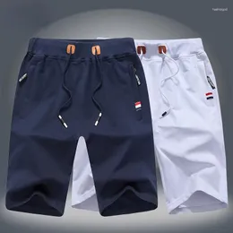 Men's Shorts Bingchenxu Sweat Plus Size 2024 Solid Short Sports Elastic Waist Boardshorts Male Casual Cotton Gym Pants