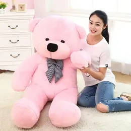 2024 High Quality Stuffed Animals Plush Toys Large 100cm Teddy Bear Big Bear Doll Lovers Birthday Baby Gift