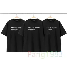 T-shirts masculinos T-shirt de design disruptivo ERD Mulheres 1 1 Letra impressa lavada de alta qualidade Tee de manga curta J240228