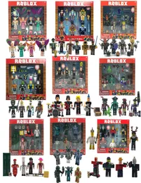 1 conjunto de figuras de ação de pvc, modelo de anime, estatuetas para decoração, coleção de bonecas, brinquedos, presentes de natal, crianças 9037054