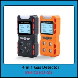 Detektor 4 i 1 Multi Gas Detector Monitor Human Voice Prompt Gas Analyzer Portable CH4 CO H2S O2 Avgaser Testare Smart Sensor Alarm