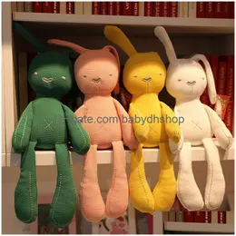 Fyllda plyschdjur söta tecknad pacifying Rabbit Doll Born och P Toy Manufacturer Partihandel Drop Leverans Toys Gifts Dhaam