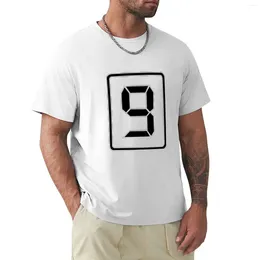 Erkek Tank Tops Mr Game and Watch Number 9 T-Shirt Estetik Kıyafetler Özel Tişört Yaz Üst Baskı Gömlek Erkekler Grafik