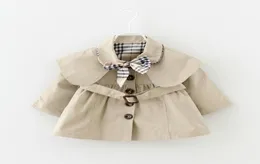 03y Baby Girls Coat Trench Spring Autumn Tops Kids Trench Jacket Abeatoled Wear Cothing Clothing Long Sleeve Trenches685756