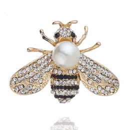 Koreanische Version mit Diamant-Intarsien-Biene, High-End-Cartoon-Insekten-Perlenbrosche, Kleidungskisten-Blumenzubehör, Schal-Schnalle, doppelter Verwendungszweck