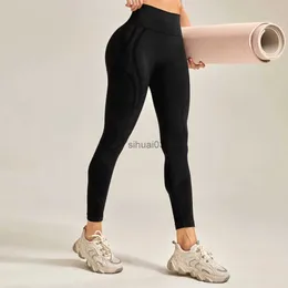 Kvinnors byxor capris yoga byxor sport leggings kvinnor sömlös hög midja push up woman tights fitness träning leggins gym