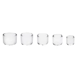 2PCS Quartz Bucket Inserts bowl Glass Dishes for Banger Dab Rig Accessory