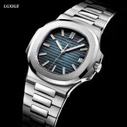 Uhren Lgxige Top Marke Männer Automatische Mechanische Sport Uhren Männlich Militär Stahl Leucht Hand Aaa Armbanduhr