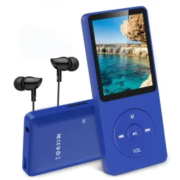 Player Music MP3 Player BluetoothCompatible 5.0 Tragbarer Musik Player Support 128G TF -Karte mit Video/Sprachrecorder/FM Radio/eBook